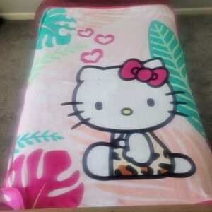 Hello Kitty Jungle Blanket